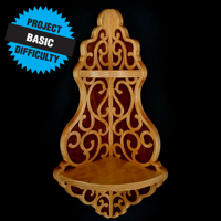 Baroque Corner Shelf